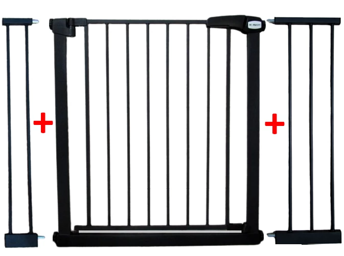 Safety Bars S3 Black Laiptų, Durų 79-115 Cm Saugos Išplečiamasis Rėmas