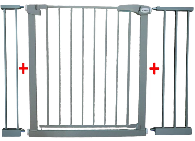 Safety Bars S3 Grey Laiptų, Durų 79-115 Cm Apsauginis Išsiplėtimo Rėmas