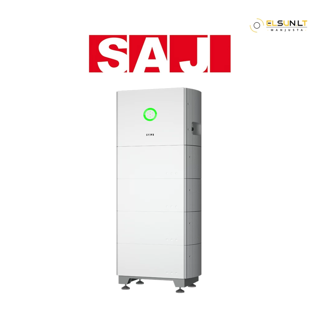 SAJ 8 kW hibridinis inverteris SAJ HS2 + 20kWh energijos kaupiklis su BMS