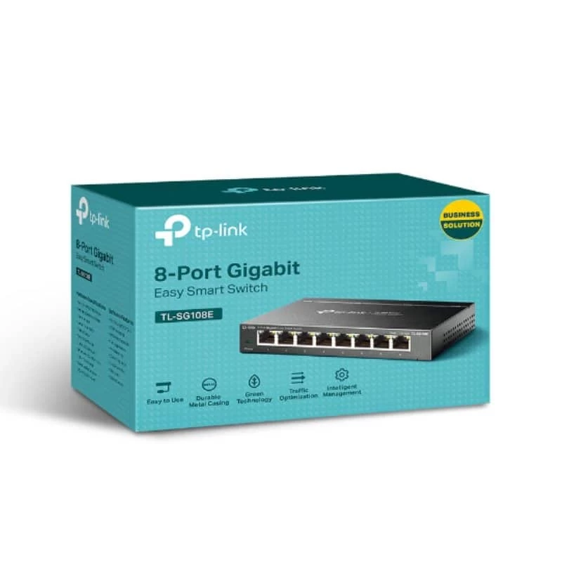 Šakotuvas TP-Link 8-Port Gigabit TL-SG108E