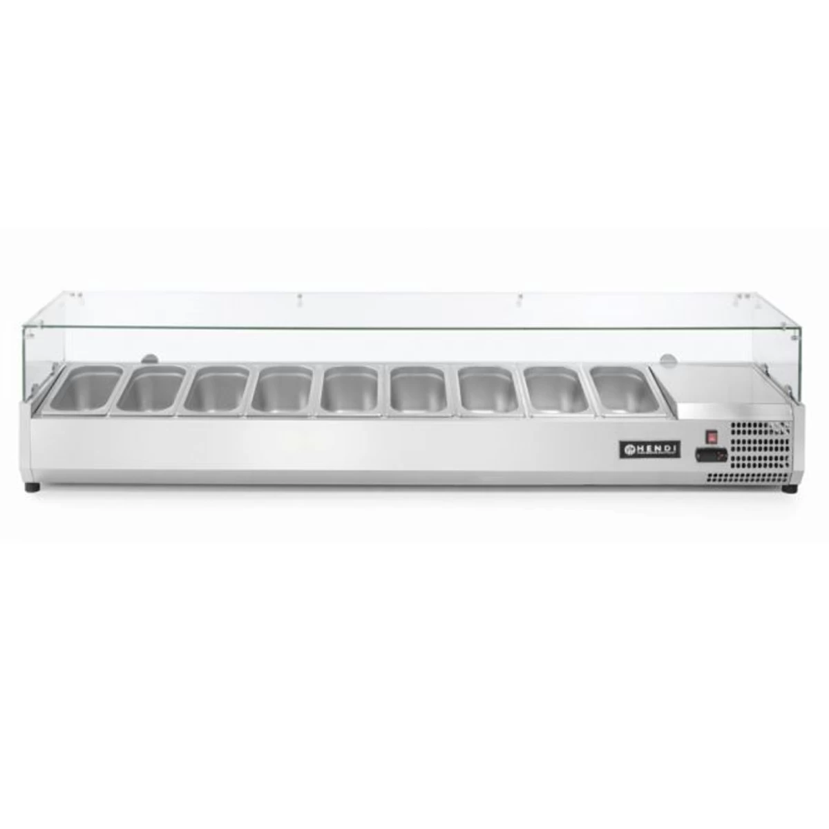 šaldymo Vitrina 9 X Gn 1/3 W 200cm - Hendi 232996