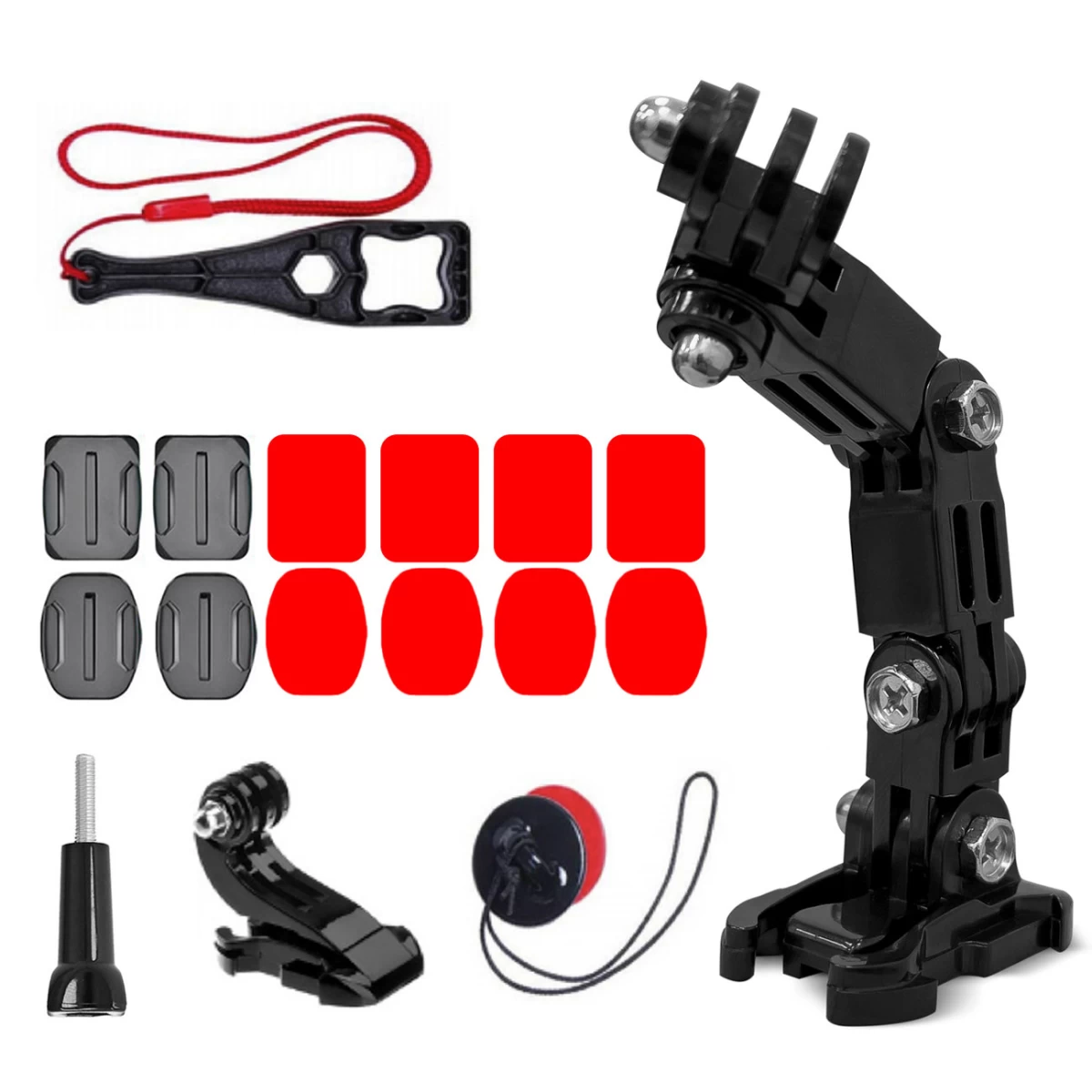 šalmo Tvirtinimo Priedų Rinkinys Gopro Sporto Kamerai Dji Insta360 Sjcam Eken