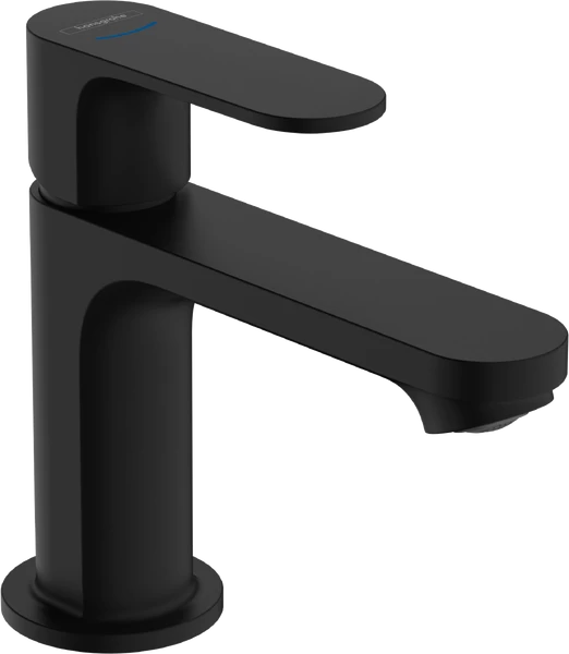 Šalto vandens praustuvo čiaupas HANSGROHE Rebris S 80, matinis juodas, 72503670