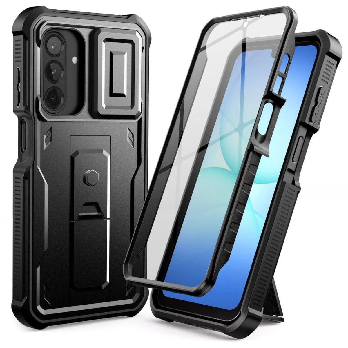 „samsung Galaxy A17 4g / 5g“ Dėklas „kevlar Cam+“ – Juodas