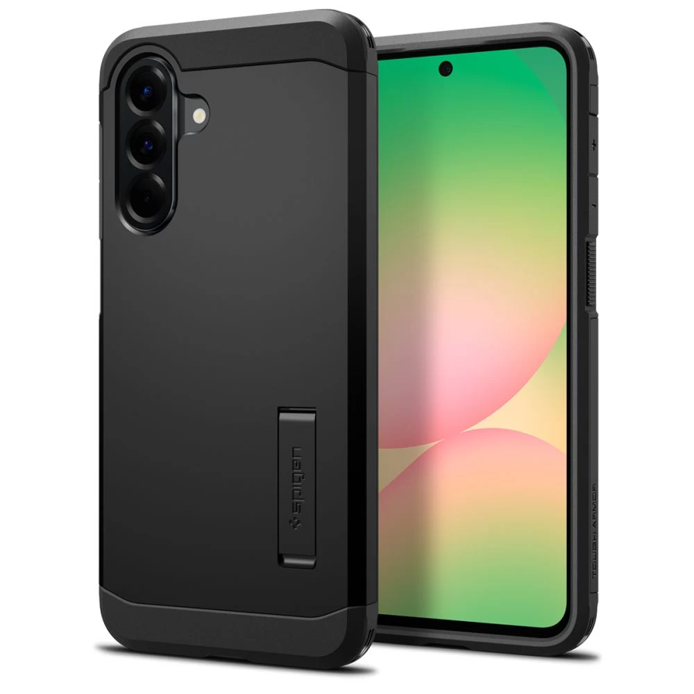 samsung Galaxy A56 5g Galinis Dėklas Su tough Armor Stovu - Juodas