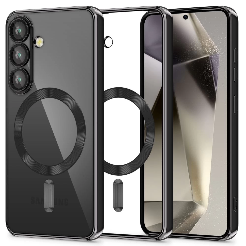 samsung Galaxy S25 Fe Magflex Magsafe Galinis Dėklas - Juodas