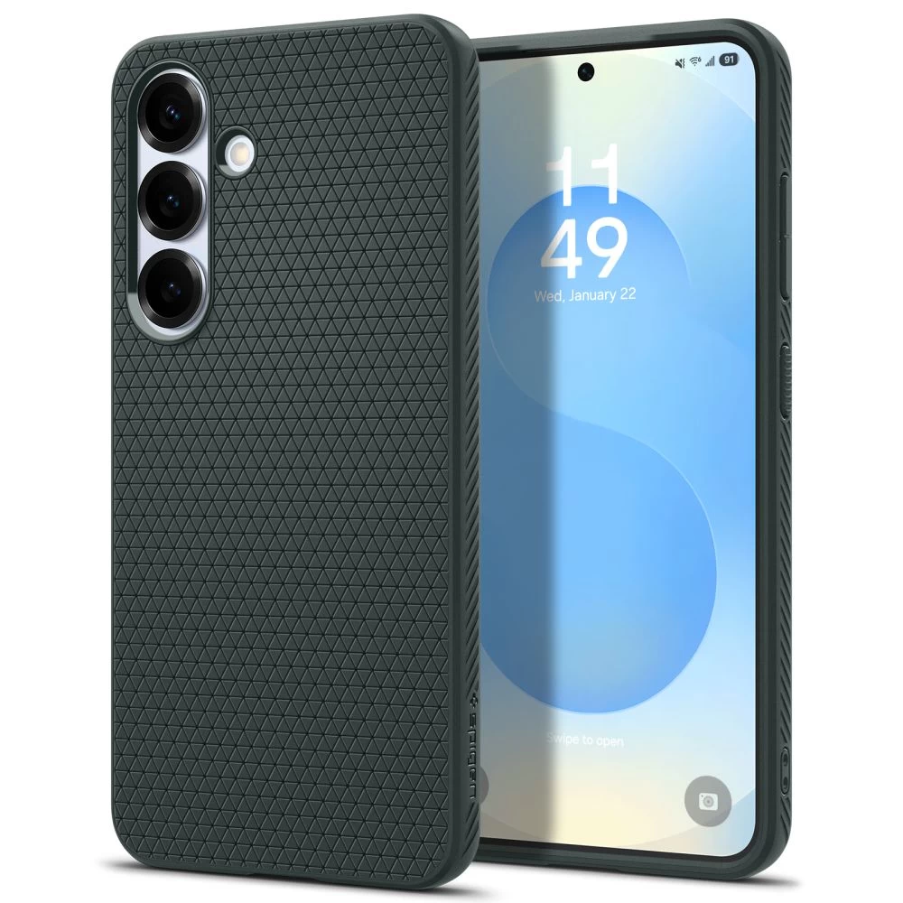 samsung Galaxy S25 Liquid Air Dėklas - žalias