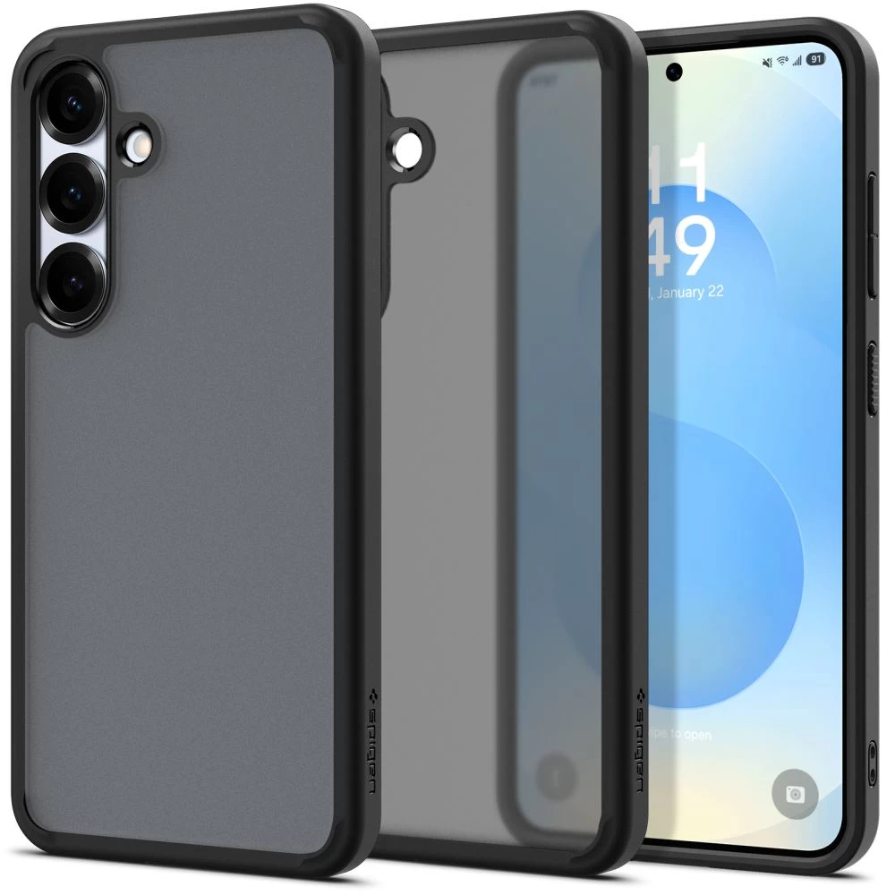 samsung Galaxy S25 Ultra Hybrid Dėklas - Juodas