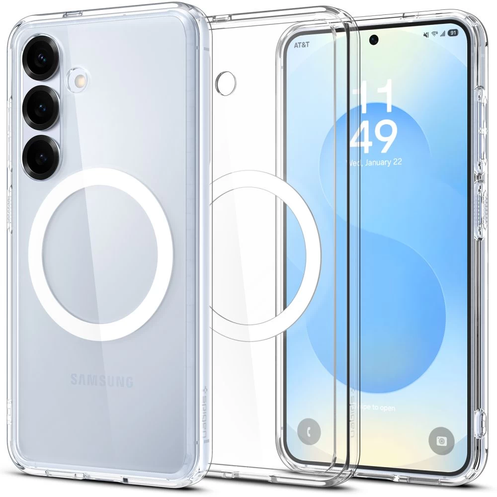 samsung Galaxy S25 Ultra Hybrid Mag Dėklas - Skaidrus