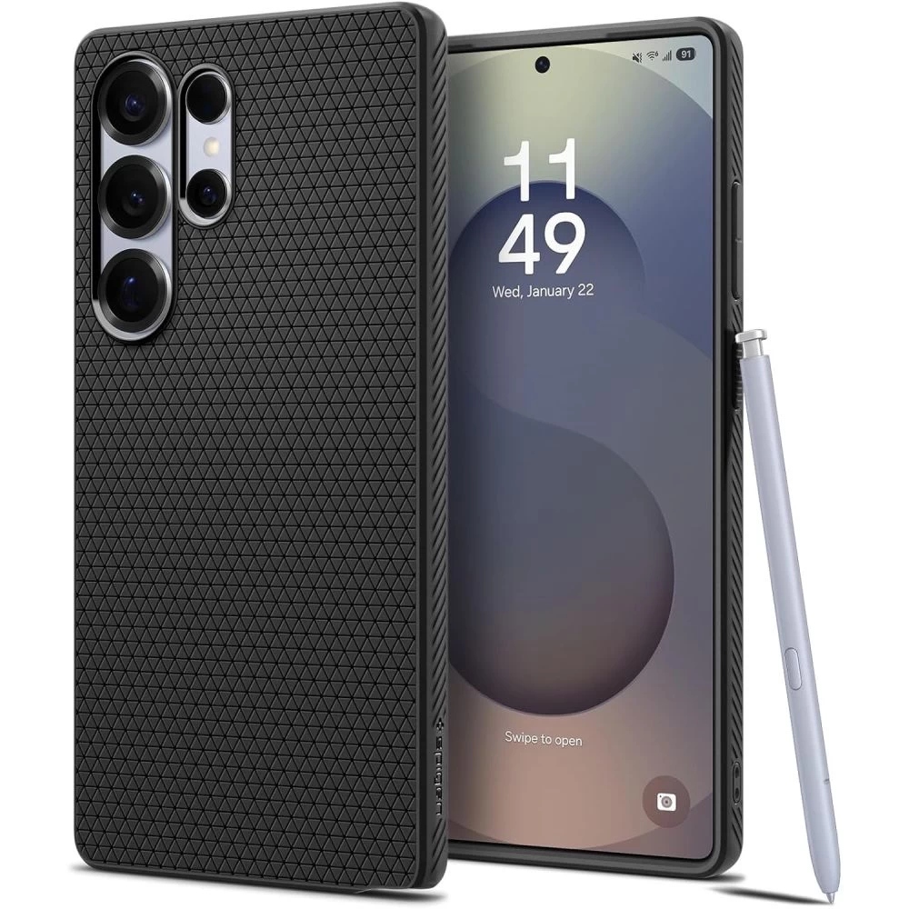samsung Galaxy S25 Ultra Liquid Air Dangtelio įmautė - Juoda