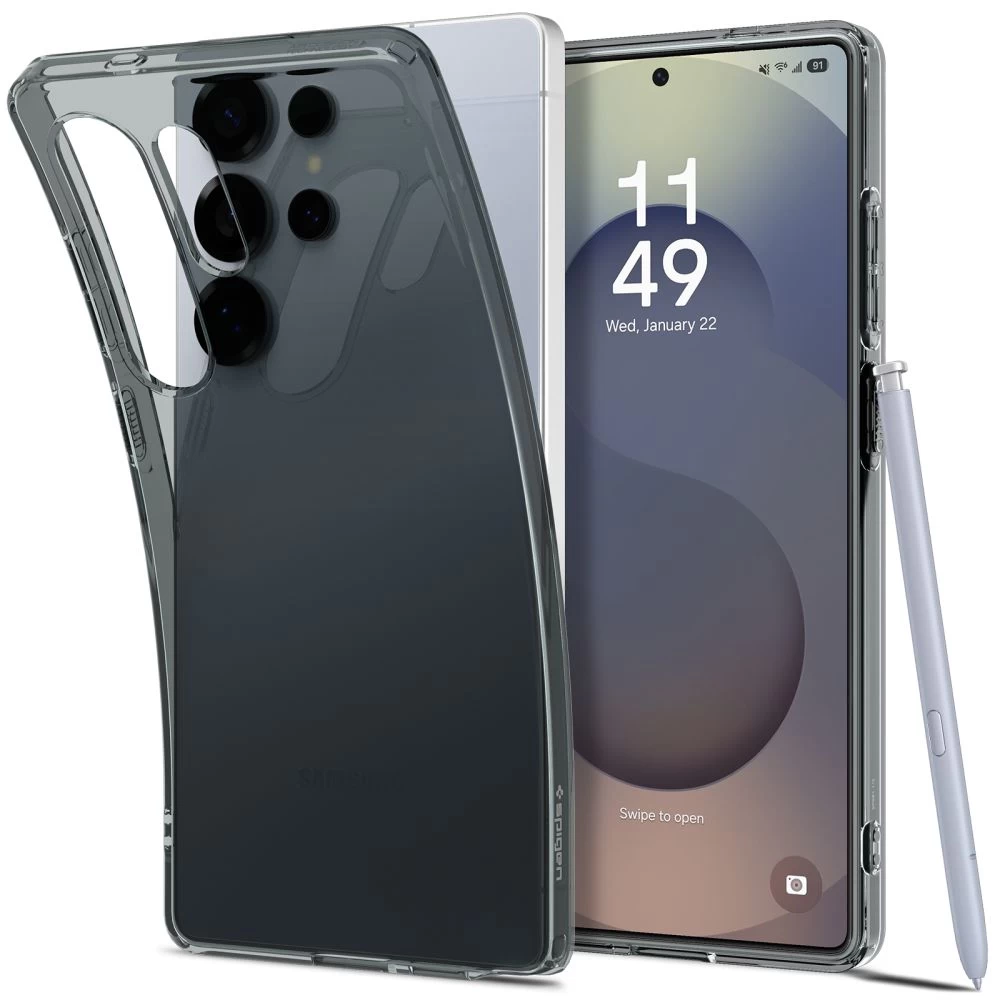 samsung Galaxy S25 Ultra Liquid Crystal Dangtelio įmautė - Permatoma