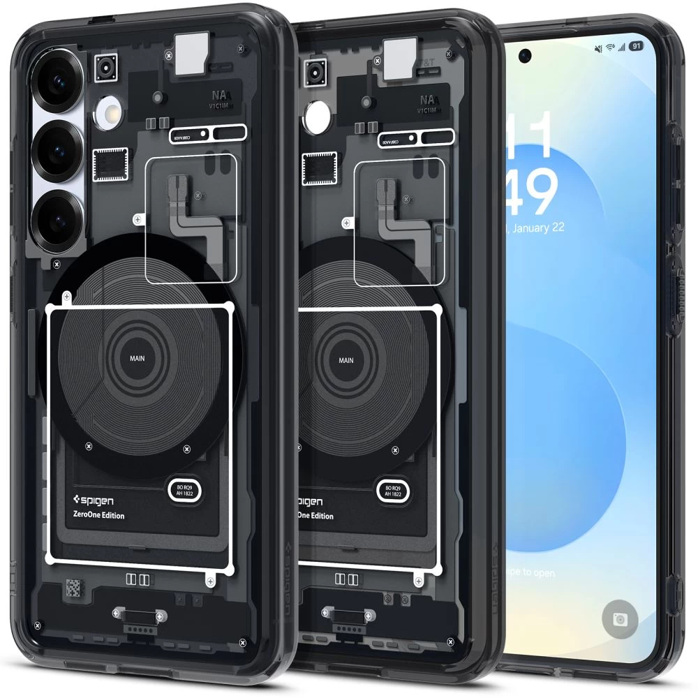 samsung Galaxy S25 Zero One Dėklas - Juodas