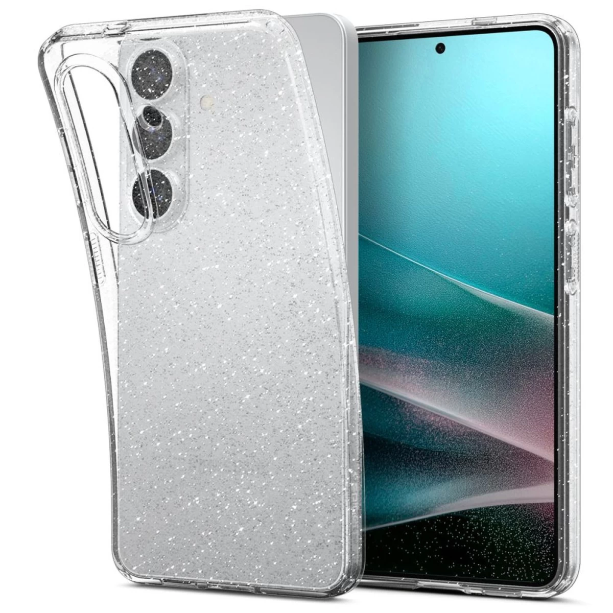 samsung Galaxy S26 Dangtelio įmautė liquid Crystal Glitter - Blizgučių Permatoma