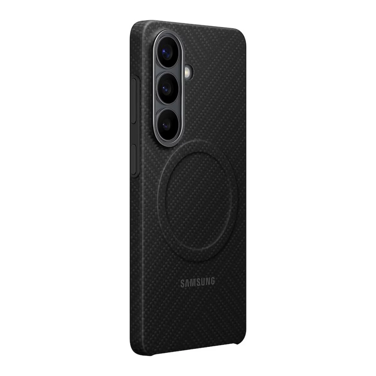 „samsung Galaxy S26“ Dėklas „samsung Carbon Magnet Case Magsafe“ – Juodas