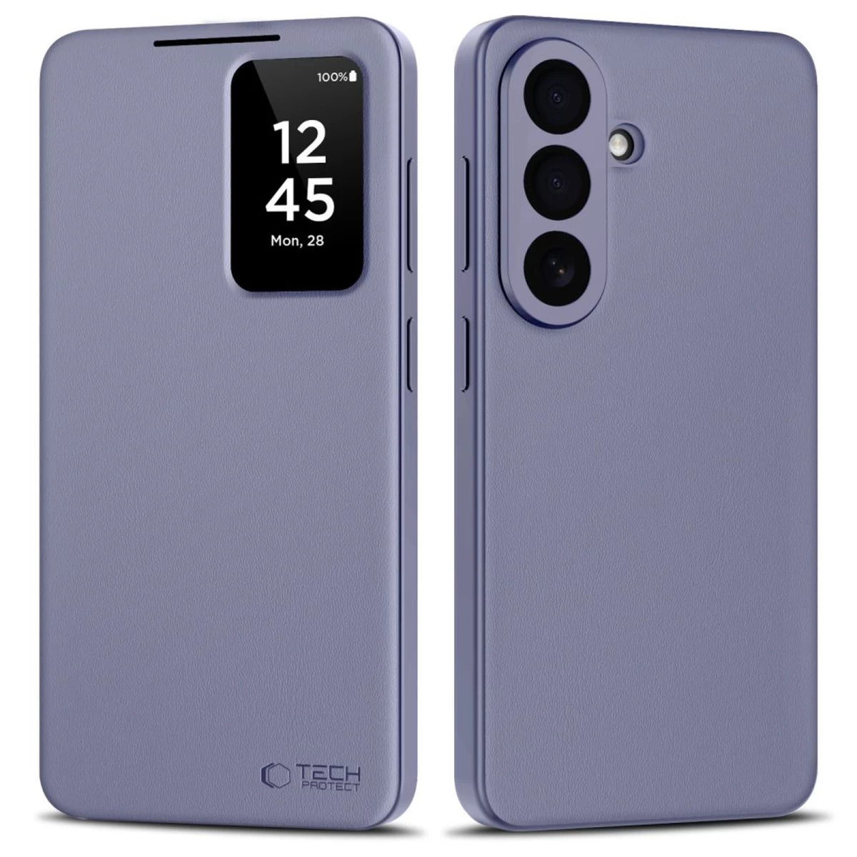 samsung Galaxy S26 Išmaniosios Piniginės Dėklas - Violetinis