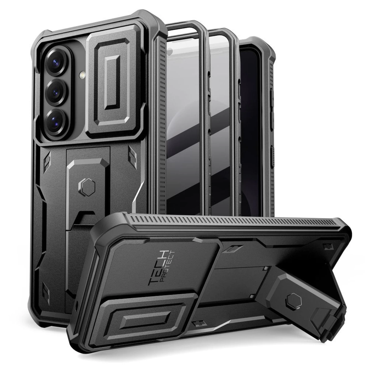 samsung Galaxy S26 Kevlar Cam+ Dangtelio įvorė - Juoda