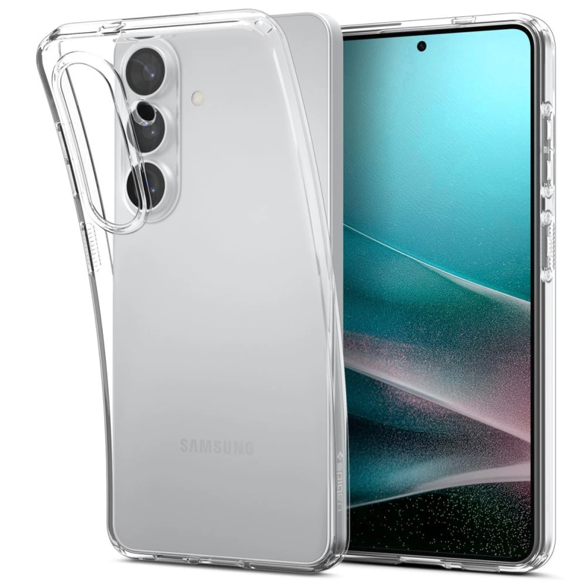 samsung Galaxy S26+ Skystųjų Kristalų Dėklas - Skaidrus