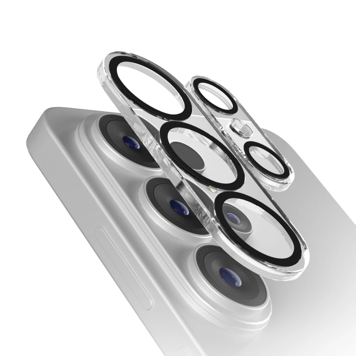 samsung Galaxy S26 Ultra Galinės Kameros Apsauginis Stiklas Su Juodu Rėmeliu