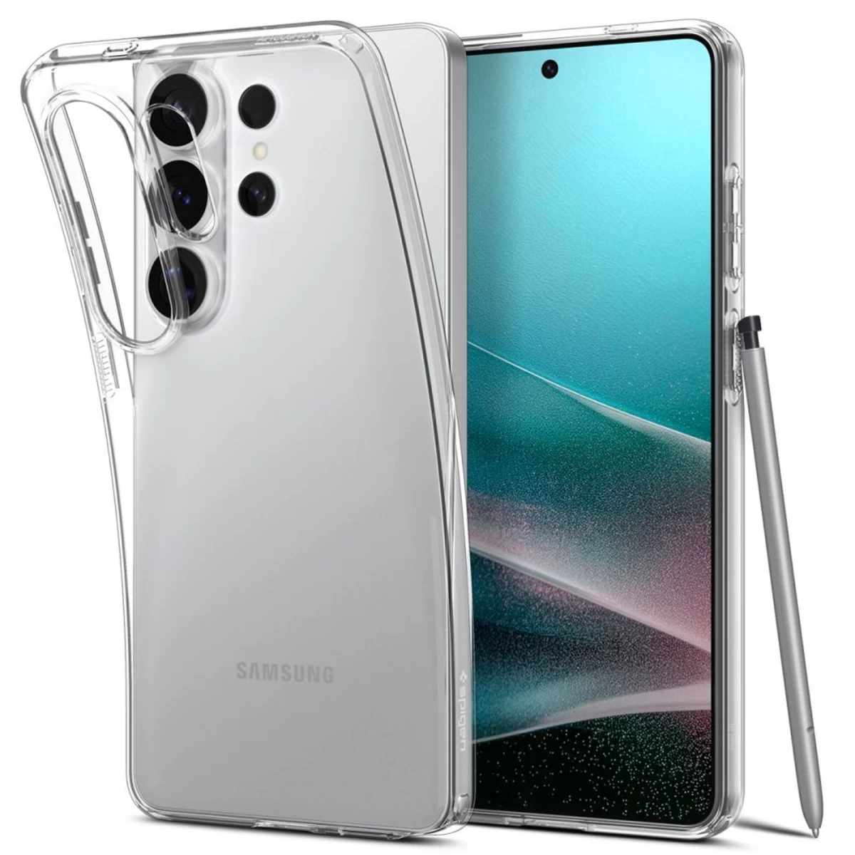 samsung Galaxy S26 Ultra Liquid Crystal Dėklas - Skaidrus