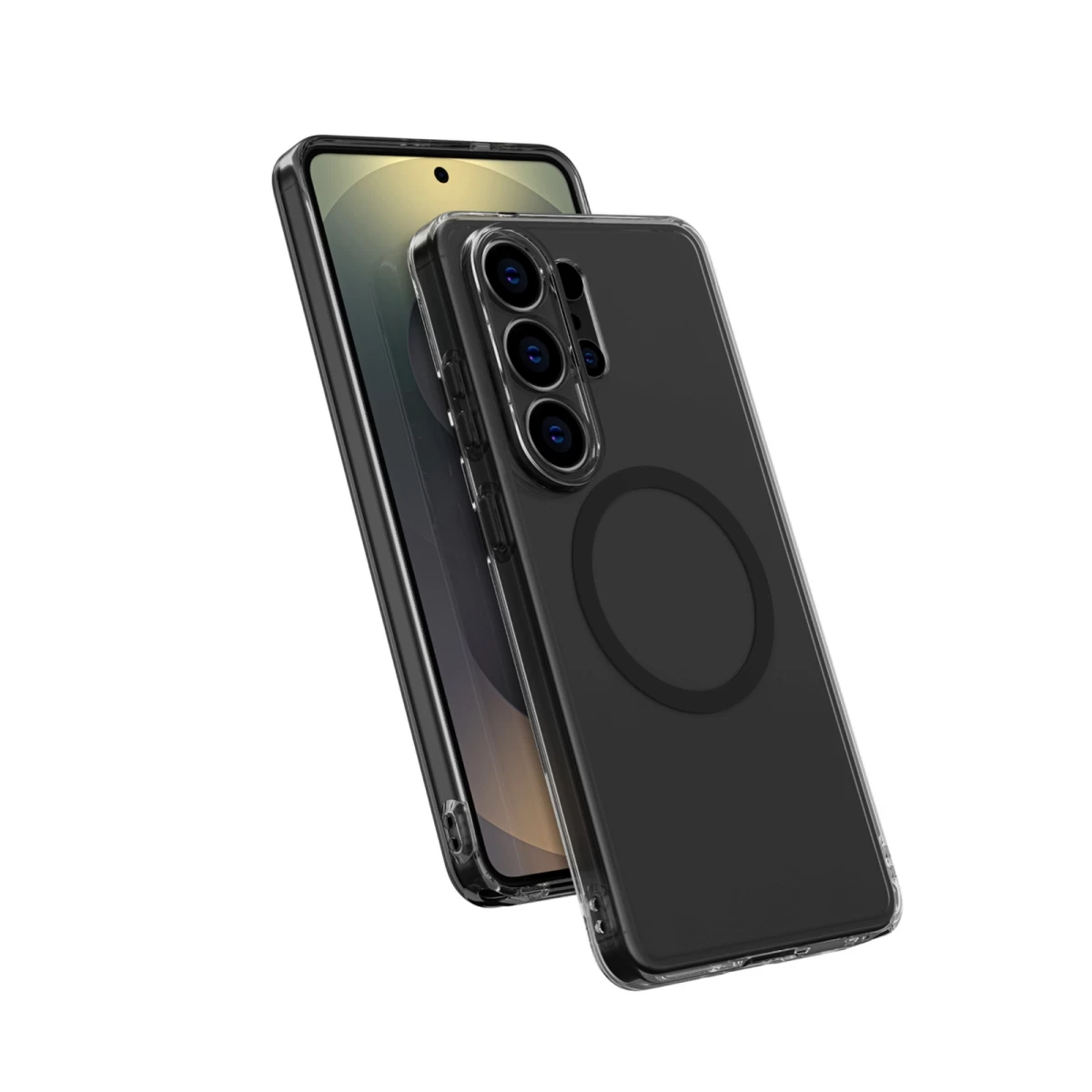samsung Galaxy S26 Ultra Minimal Mag Lens Case Dėklas - Juodas