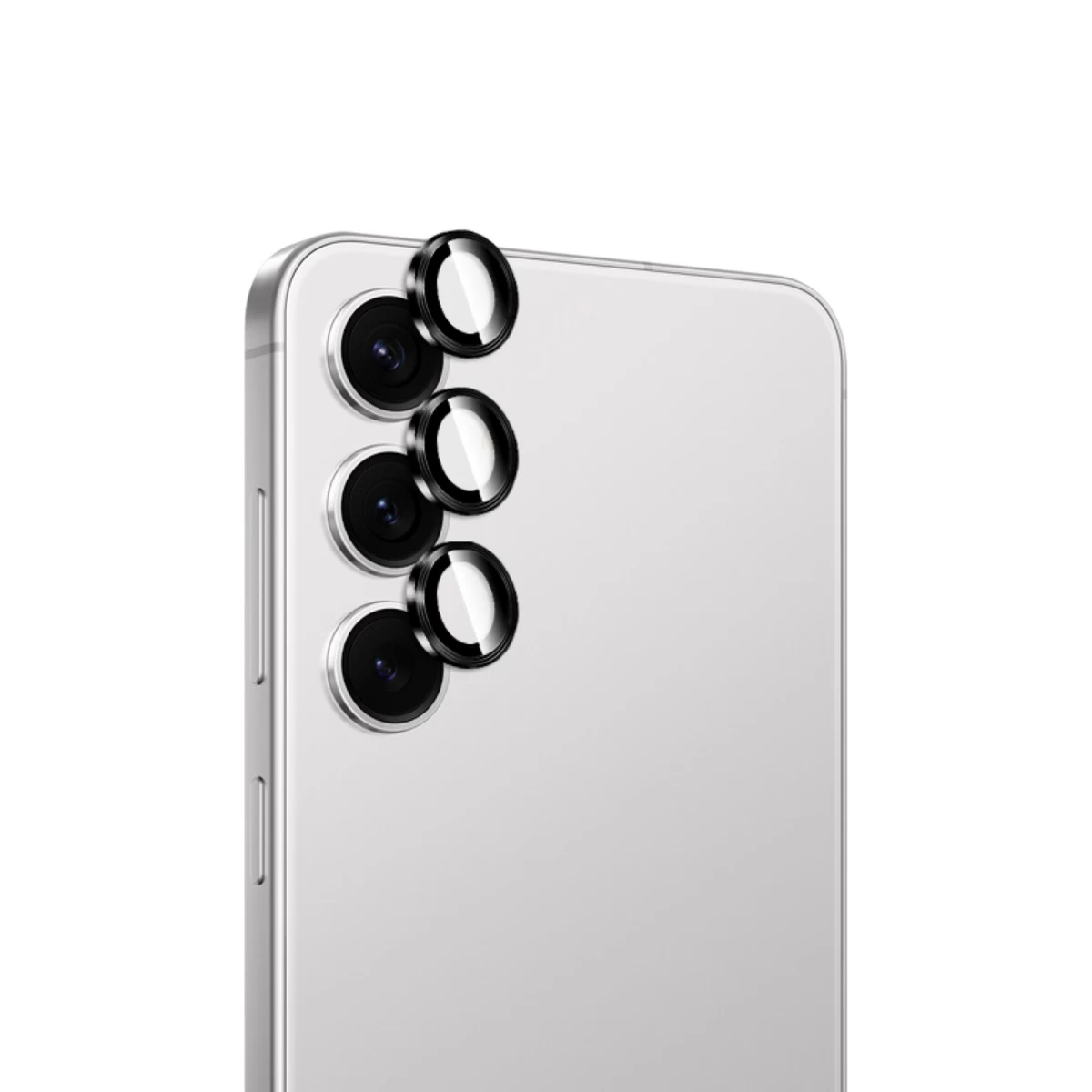 samsung Galaxy S26/s26 Plus Galinės Kameros Grūdintas Stiklas Su Juodu Rėmeliu
