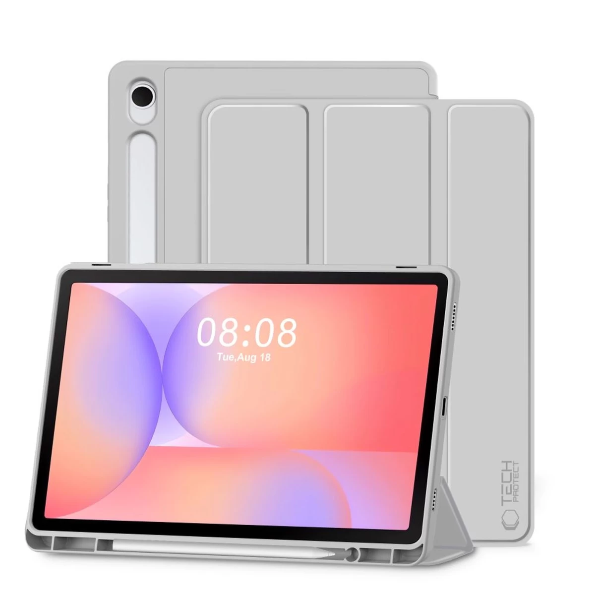 samsung Galaxy Tab S9 11.0 / S9 Fe / S10 Fe / S10 Lite 10.9 Dėklo Dangtelis - Pilkas