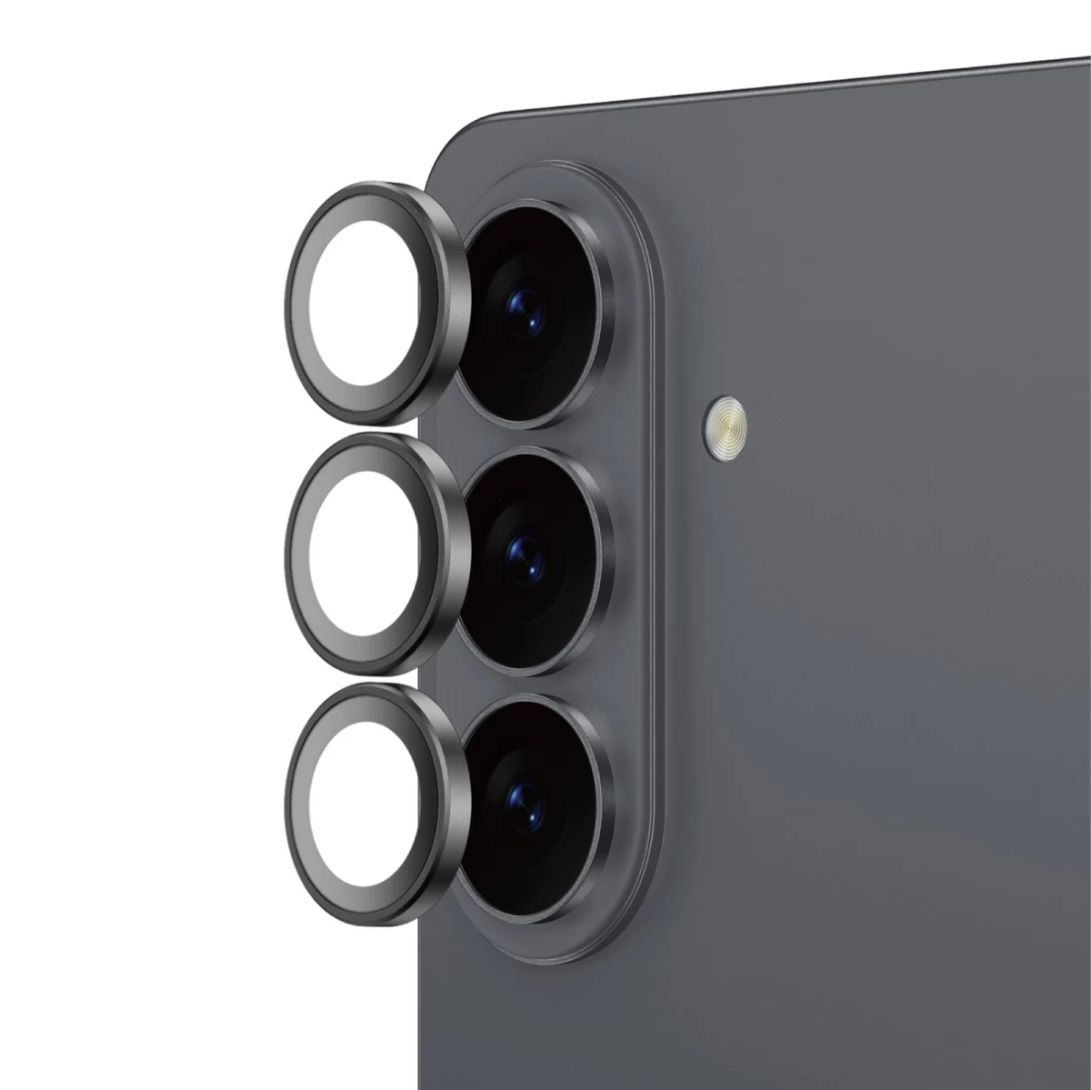 samsung S26 Radix Ar Lens Glass Kameros Salelės Grūdintas Stiklas - Juodas