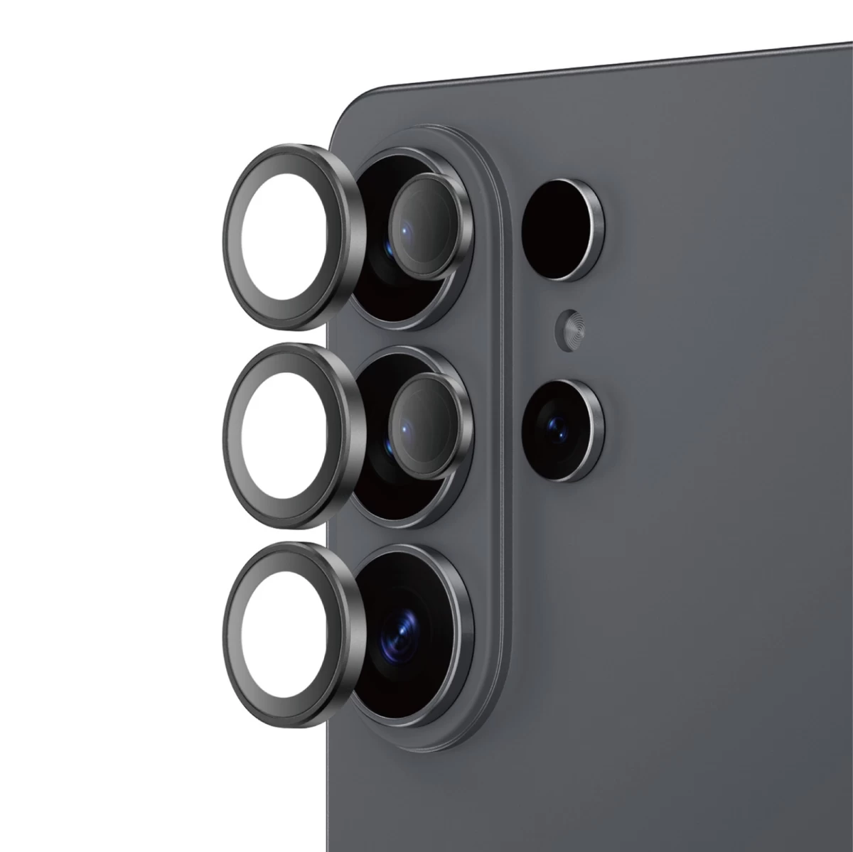 samsung S26 Ultra Sapphire Radix Ar Lens Glass Kameros Salelės Grūdintas Stiklas - Juodas