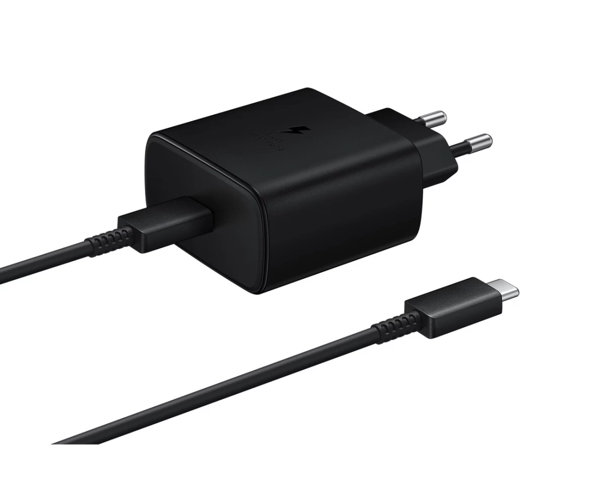 samsung Sieninis įkroviklis Ep-ta845ewe Su Usb-c Kabeliu 45 W 1,8 M - Juodas