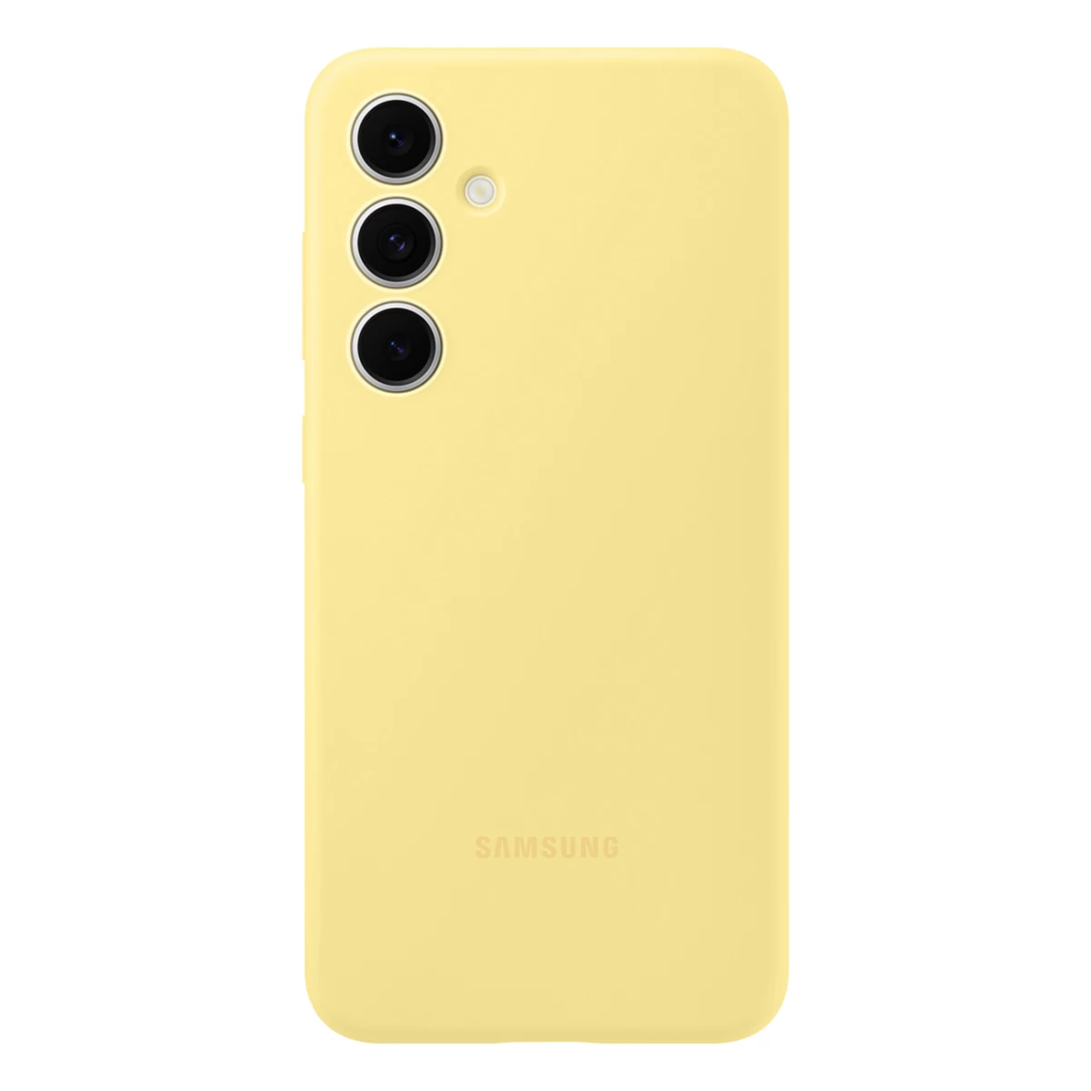 samsung Silikoninis Dėklas galaxy S24 Fe - Geltonas