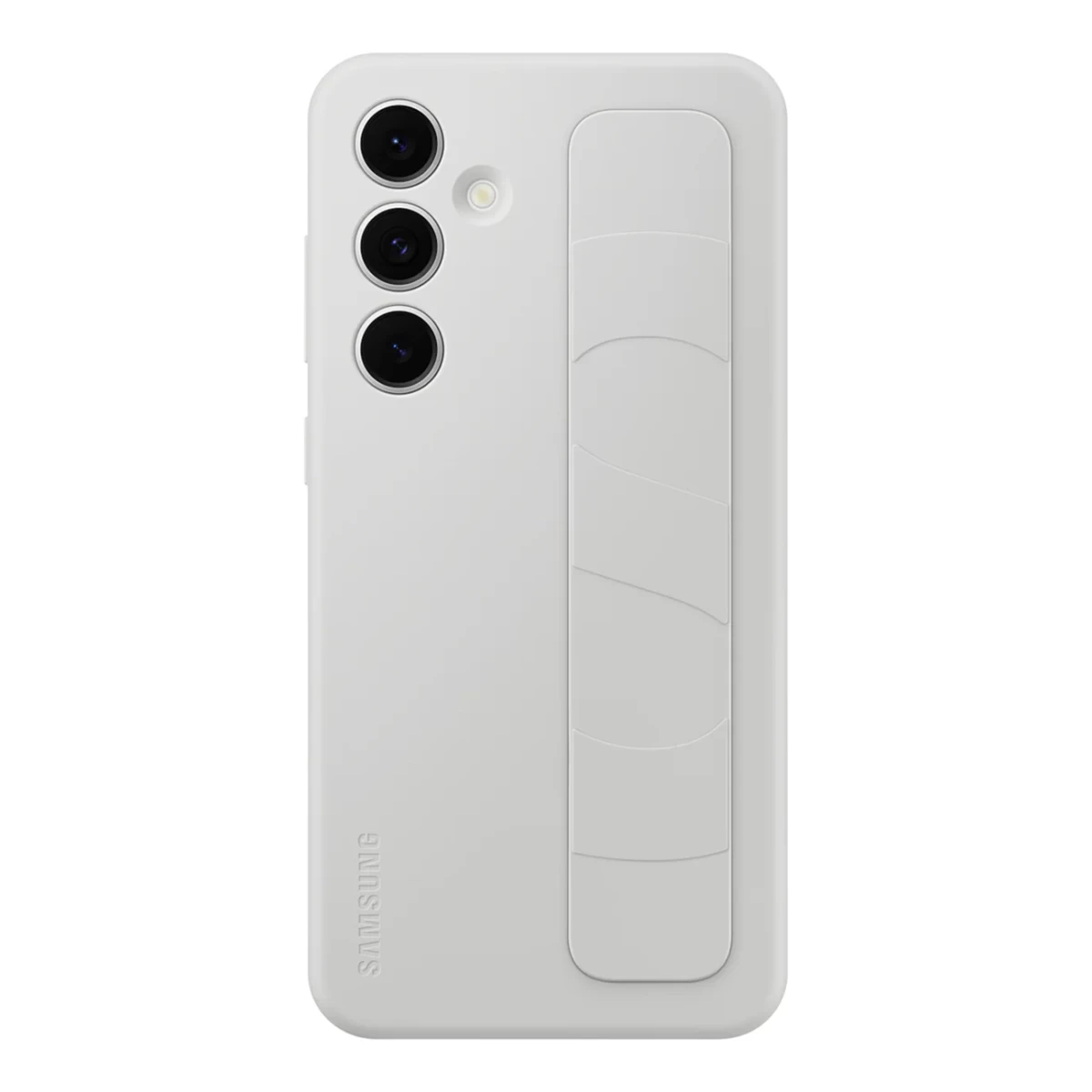 samsung Standing Grip Dėklas Su Laikikliu Ir Stovu, Skirtas galaxy S24 Fe - Pilkas