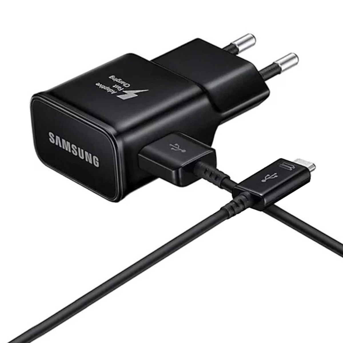 samsung Usb-a 15 W Tinklo įkroviklis Su Usb-a - Usb-c Kabeliu - Juodas