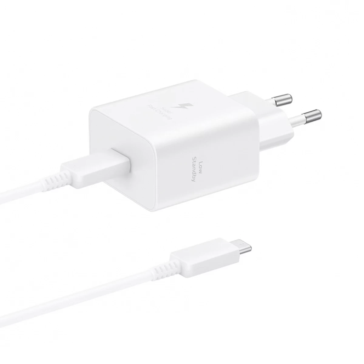 samsung Usb-c 45 W 4,05 A Tinklo įkroviklis Su 1,8 M Ilgio Usb-c Kabeliu - Baltas