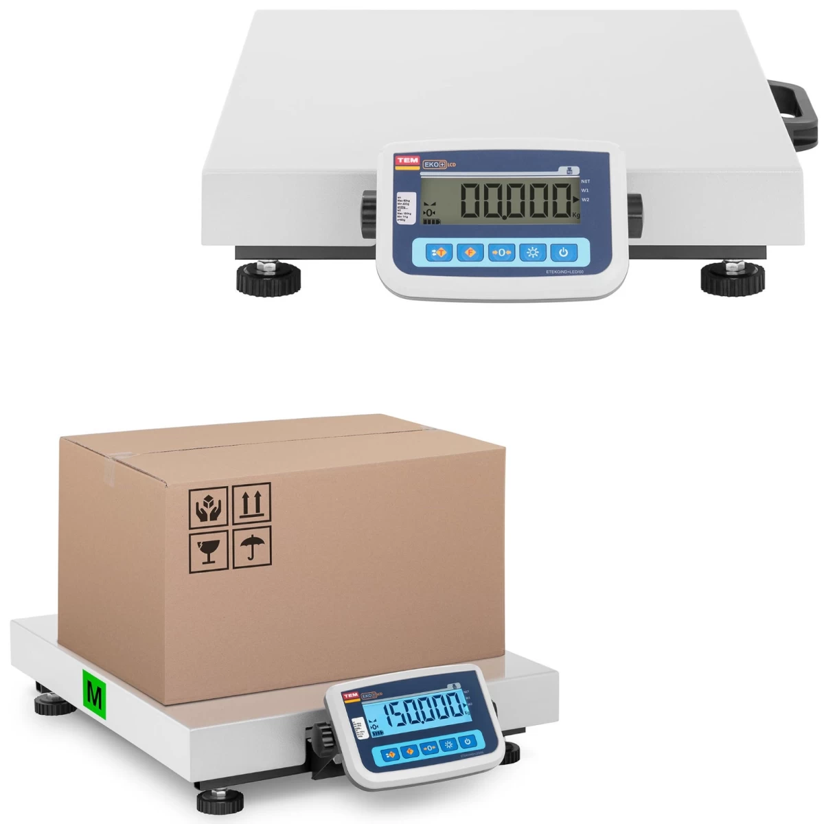 Sandėlio Siuntų Svarstyklės 150 Kg / 50 G Lcd M Legalizacija Sandėlio Siuntų Svarstyklės 150 Kg / 50 G Lcd M Legalizacija