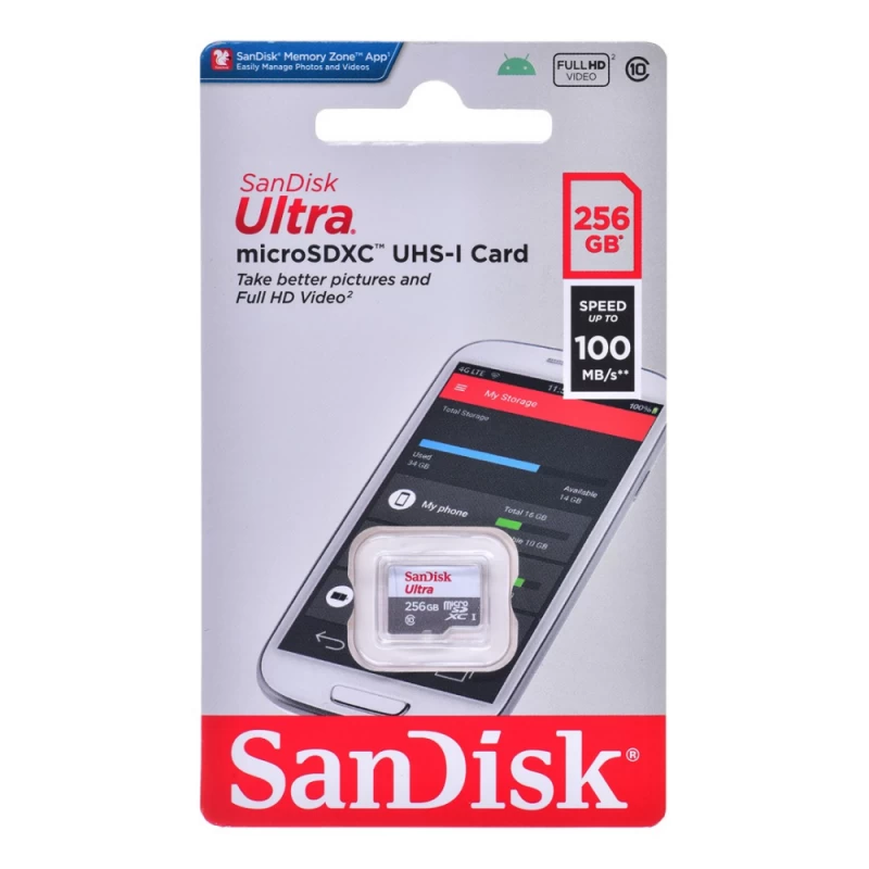 Sandisk 256 Gb Atminties Kortelė Dokumentacija