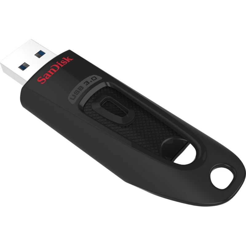 Sandisk Cruzer Ultra Usb 3.0 64gb (64gb /usb 3.0 / Juodos Spalvos )