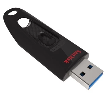 Sandisk Ultra 128 Gb Black (128 Gb /usb 3.0 / Juodos Spalvos )