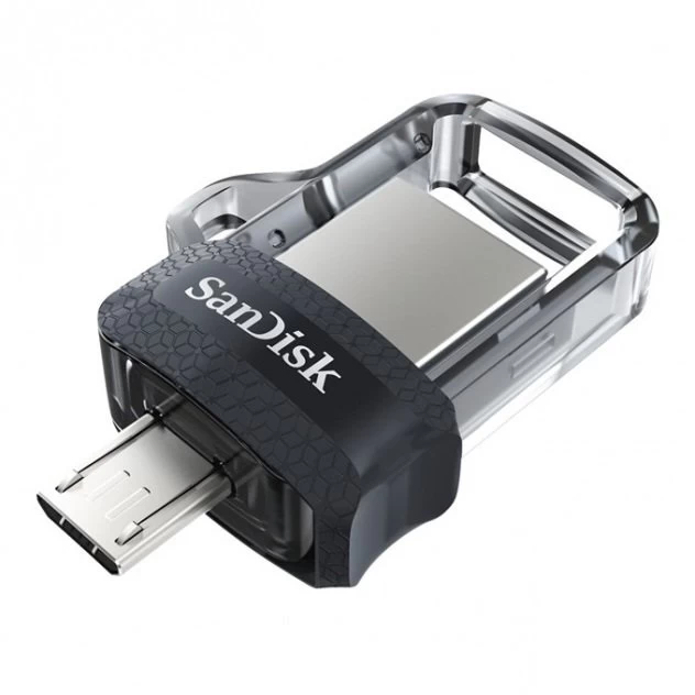 Sandisk Ultra Dual Drive 64 Gb (64 Gb /usb 3.0 / Pilka )