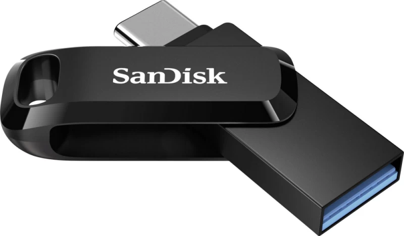 Sandisk Ultra Dual Drive Go Flash Diskas (256 Gb / Juodas )