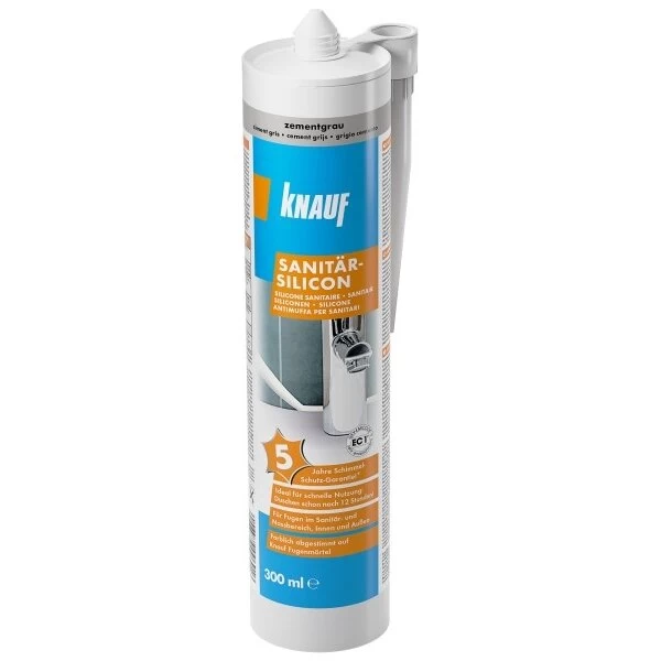 Sanitarinis silikonas KNAUF L-Brown, 300ml Sanitarinis silikonas KNAUF L-Brown, 300ml