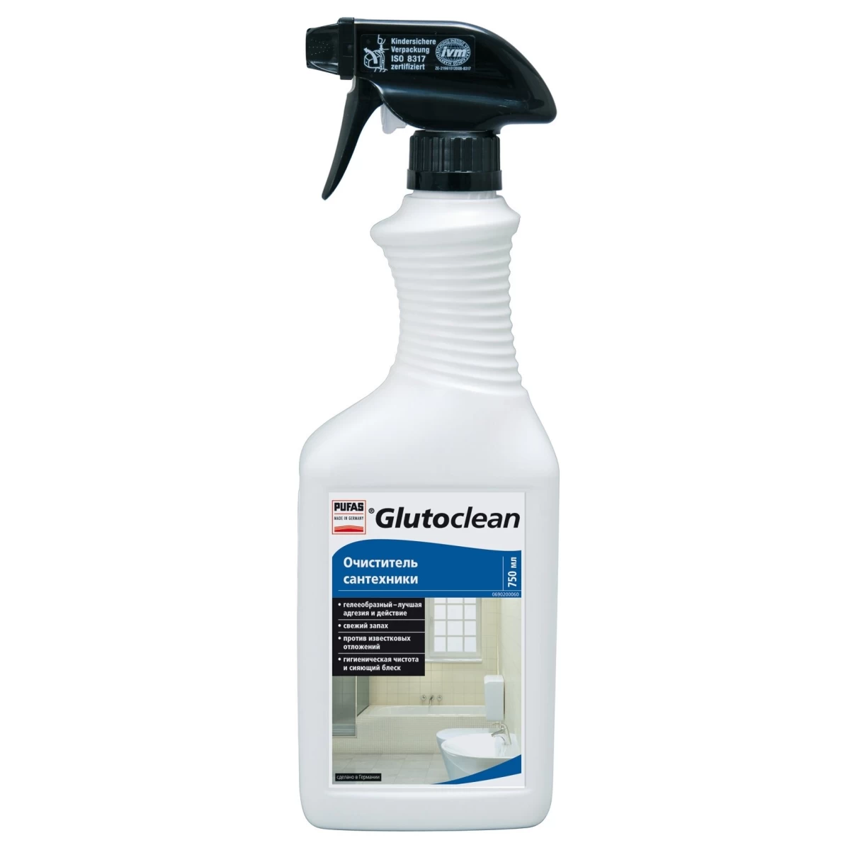 Santechninės įrangos valiklis GLUTOCLEAN