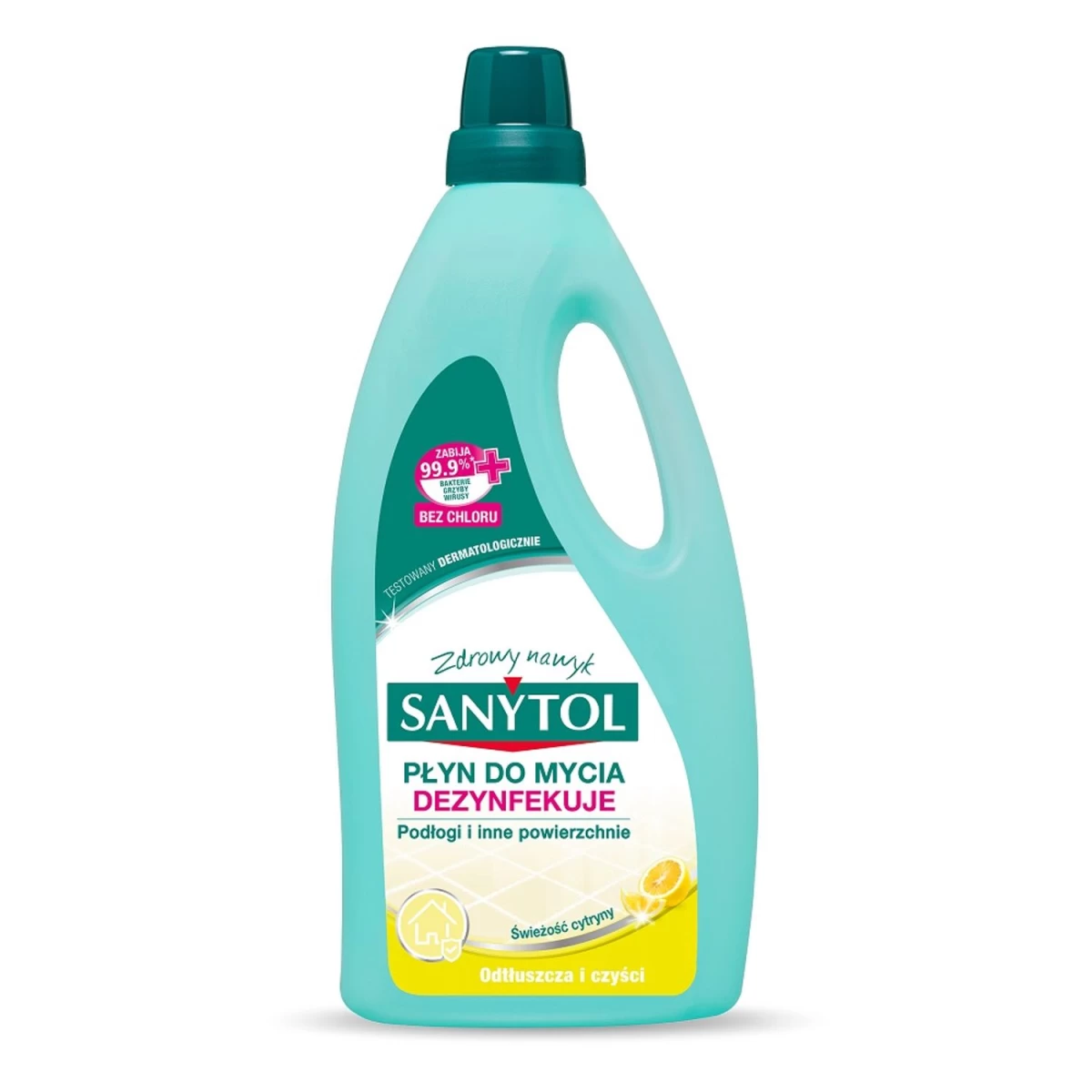 sanytol Universalus Grindų Valiklis Su Citrinų Ir Alyvuogių Lapų Kvapu, 1000 Ml