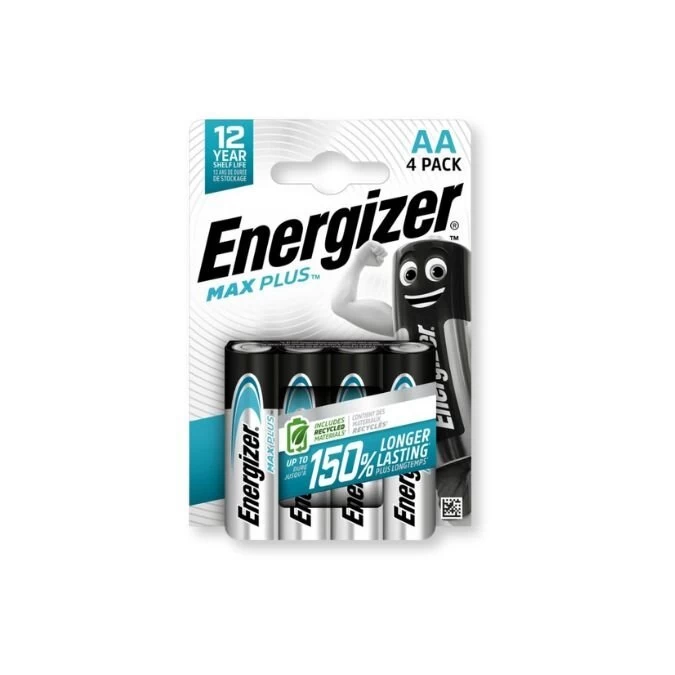 Šarminė baterjia LR6 (AA) EP91 1.5V 3000mAh MAX plus Energizer, 4 vnt. Šarminė baterjia LR6 (AA) EP91 1.5V 3000mAh MAX plus Energizer, 4 vnt.