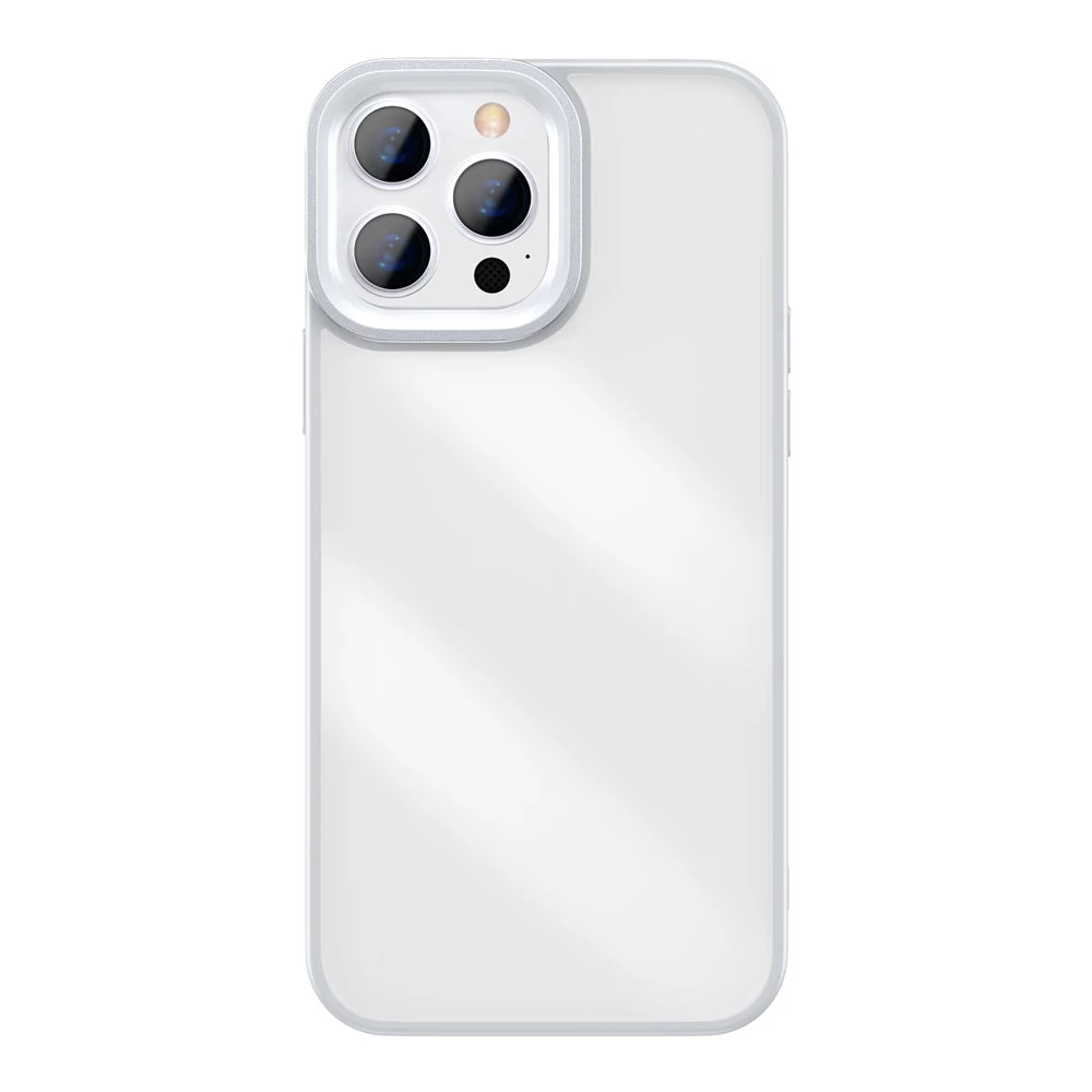 šarvuotas Apsauginis Dėklas iphone 13 Pro Max Su Geliniu Rėmeliu, Pilkas