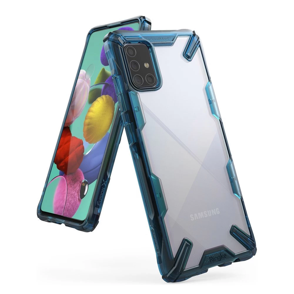 šarvuotas Dėklas Fusion X Su Rėmeliu, Skirtas Galaxy M31s, Mėlynos Spalvos