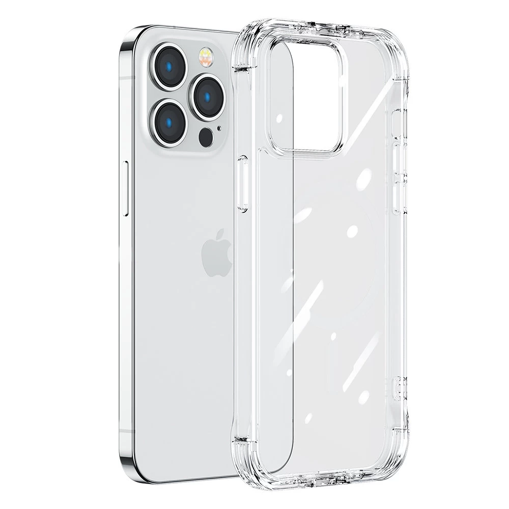 šarvuotas Dėklas iphone 14 Pro Max Su Kabliuku Ir Kilpa Tvirtinamu Stovu Skaidrus
