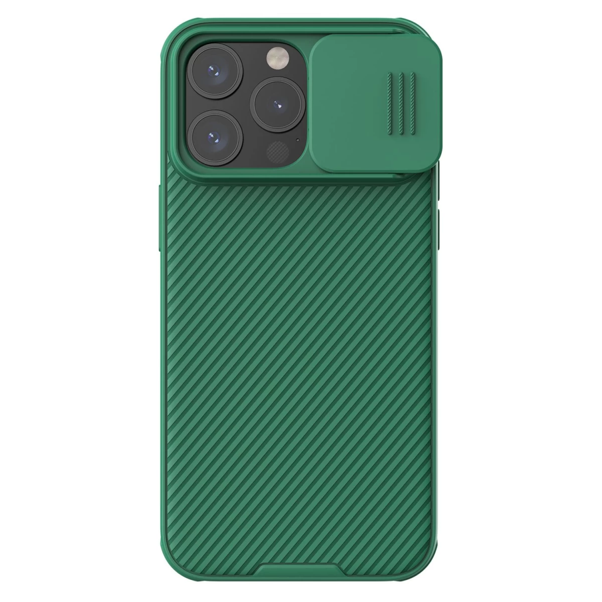 šarvuotas Dėklas Nillkin Camshield Pro Magnetinis Dėklas Iphone 15 Pro Max Su Kameros Dangteliu - žalias šarvuotas Dėklas Nillkin Camshield Pro Magnetinis Dėklas Iphone 15 Pro Max Su Kameros Dangteliu - žalias