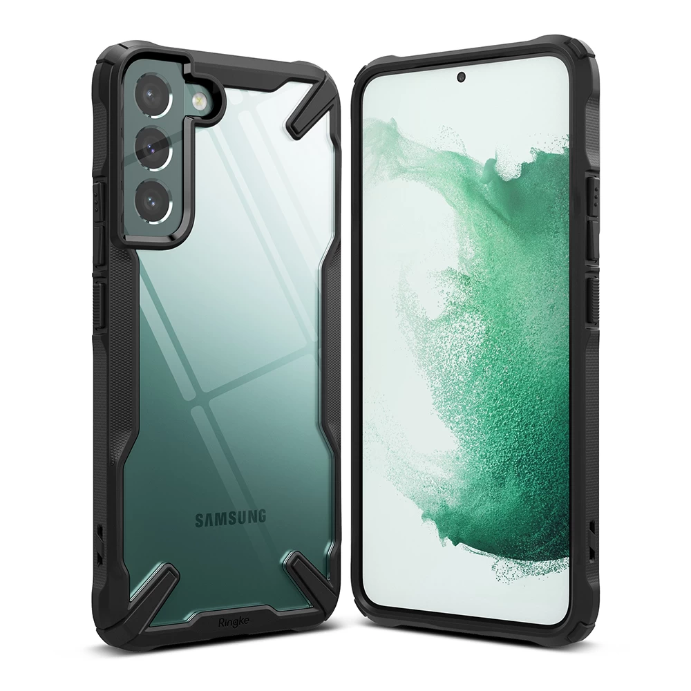 šarvuotas Dėklas Su Rėmeliu Galaxy S22+ Fusion X Juodas