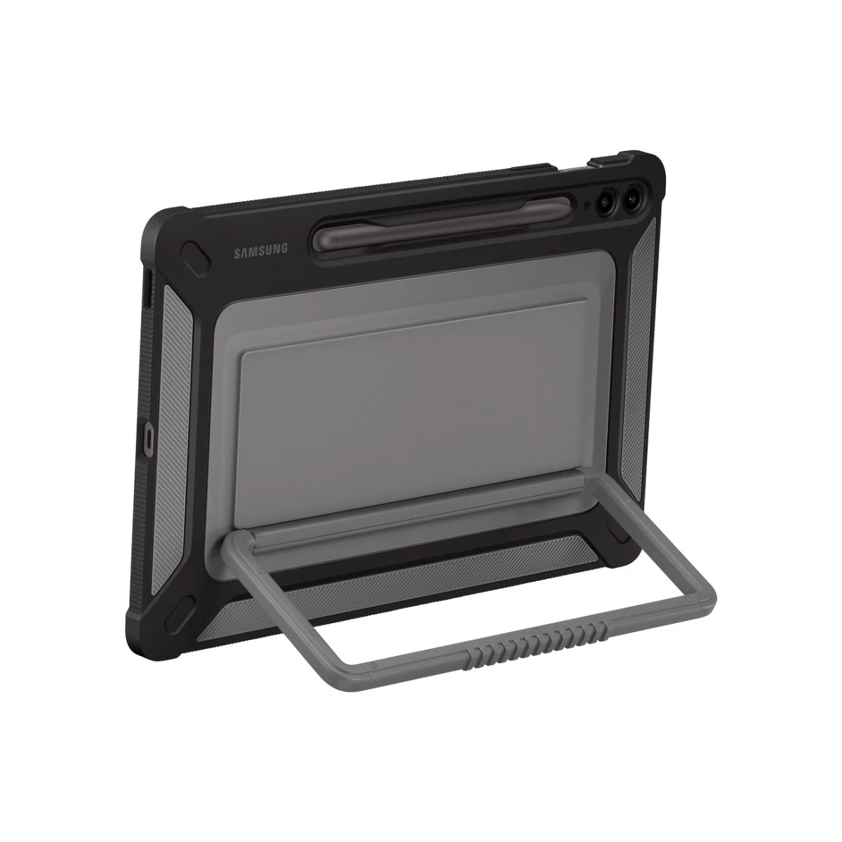 šarvuotas Dėklas Su Stovu galaxy Tab S9 Fe+ Outdoor Cover Case Juodos Spalvos
