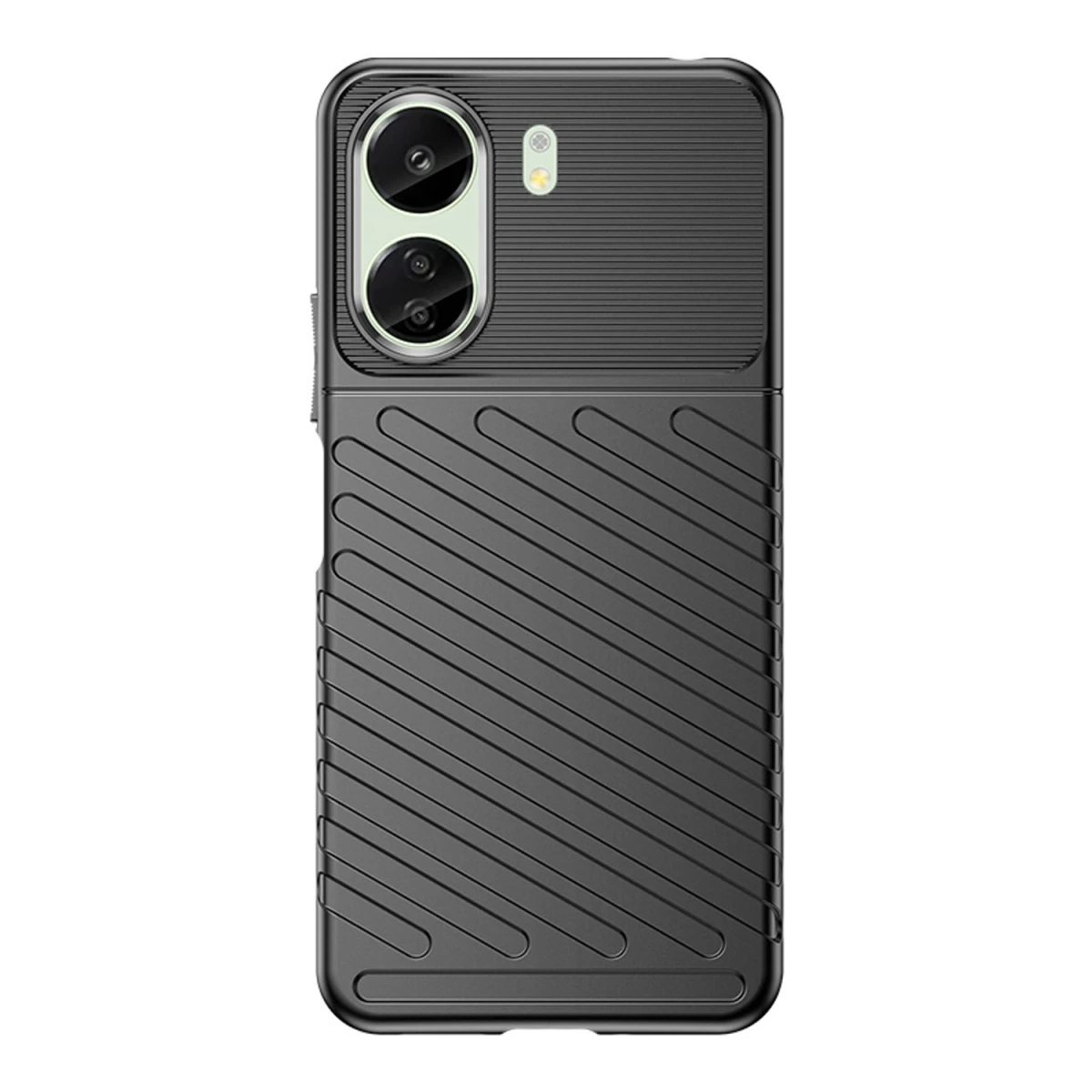 šarvuotas Dėklas Thunder Case, Skirtas Xiaomi Redmi 13c - Juodas